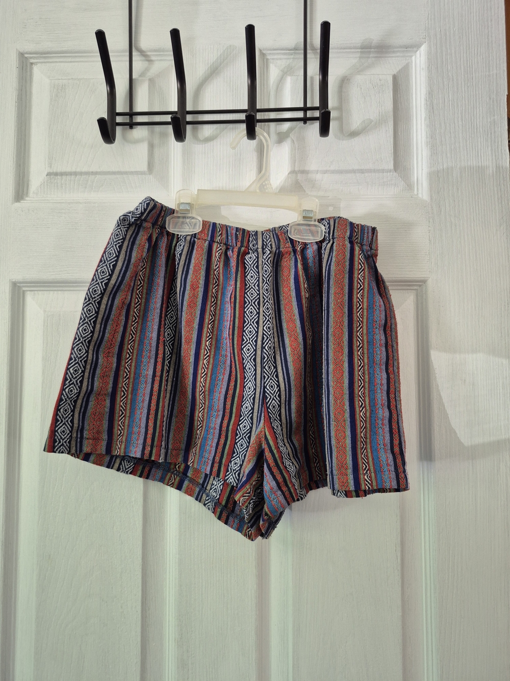 SHEIN Multicolor Striped High Waist Shorts